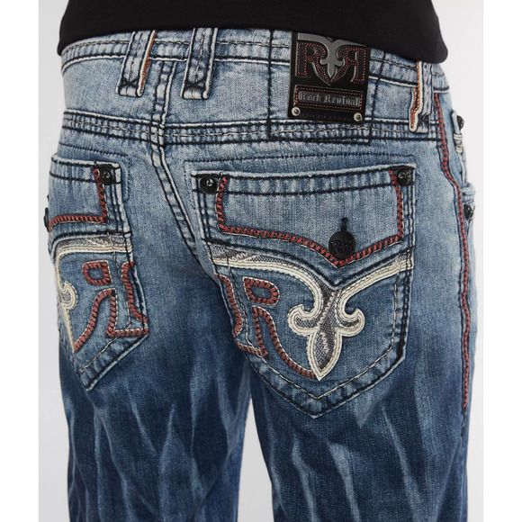 Rock Revival Other - Rock Revival Jeans "Glendon" Acid Wash Shorts Jorts 32 NWT MSRP $220 RARE